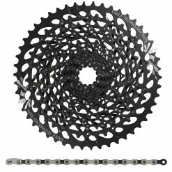 SRAM GX Eagle Kit D'usure Cassette XG-1275 + PC GX Eagle Chaîne 12 Vitesses