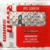 SRAM Chaîne PowerChain PC-1091R Hollow Pin 10-vitesses -Magasin de pièces de vélo de montagne 73232