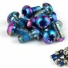 SRAM Vis De Fixation Des Disques De Frein Titane 12 Pièces -Magasin de pièces de vélo de montagne SRAM Bremsscheiben Befestigungsschrauben 00 5318 027 001 master