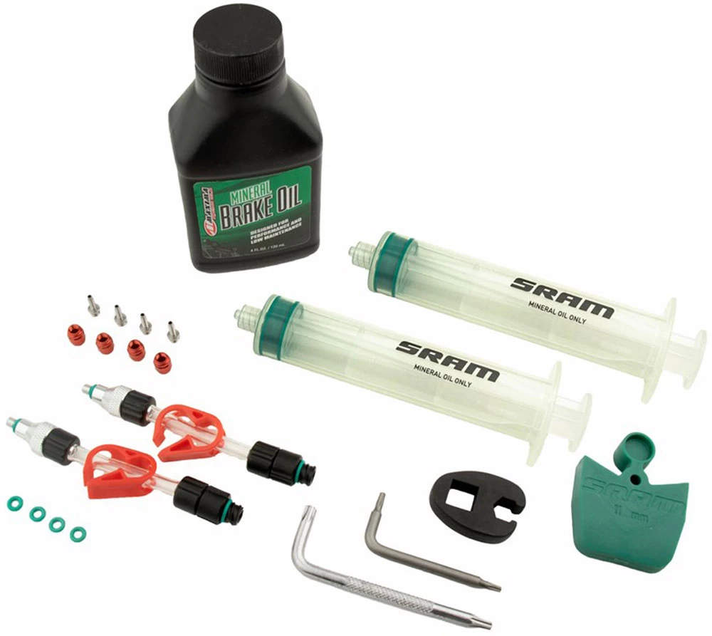 SRAM Kit De Purge D'huile Minérale Standard, Huile Minérale Incluse 3 SRAM Kit De Purge D'huile Minérale Standard, Huile Minérale Incluse