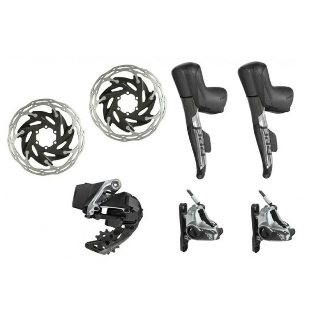 Mini Groupe SRAM Red ETAP AXS HRD Disc 1x12 Flat Mount 4 Mini Groupe SRAM Red ETAP AXS HRD Disc 1x12 Flat Mount – Image 2